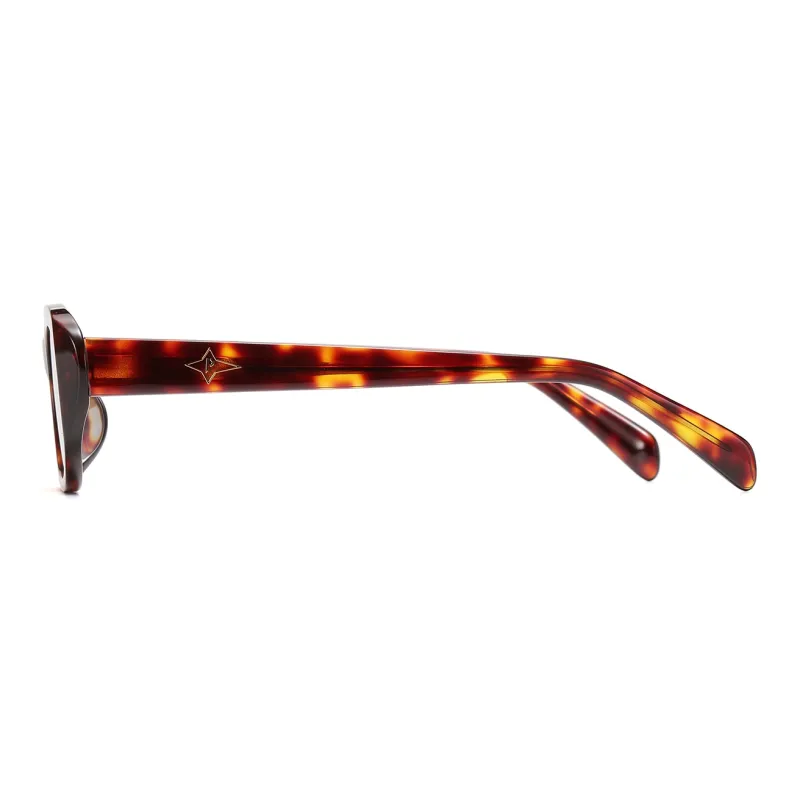 Prsr Plate Frame Irregular Shape Glasses Unisex-18