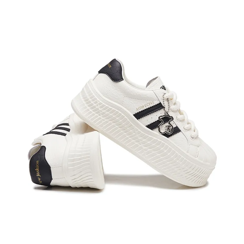 GLEE VERGE Anti Slip Wear Resistant Low Top Skateboard Shoes Women's-4