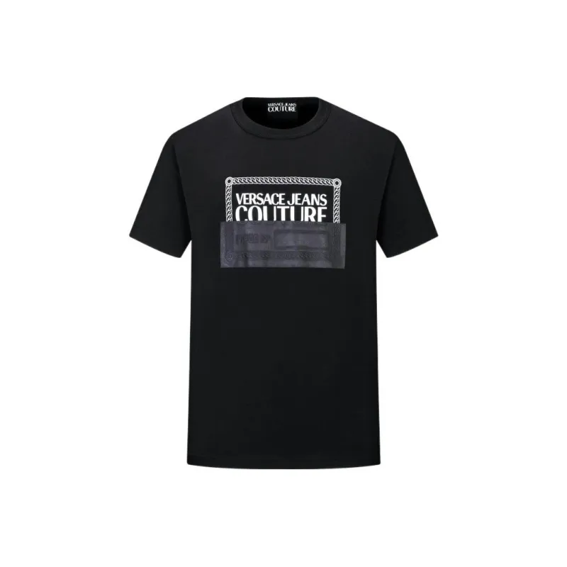 VERSACE JEANS COUTURE T Shirts Men Black-0