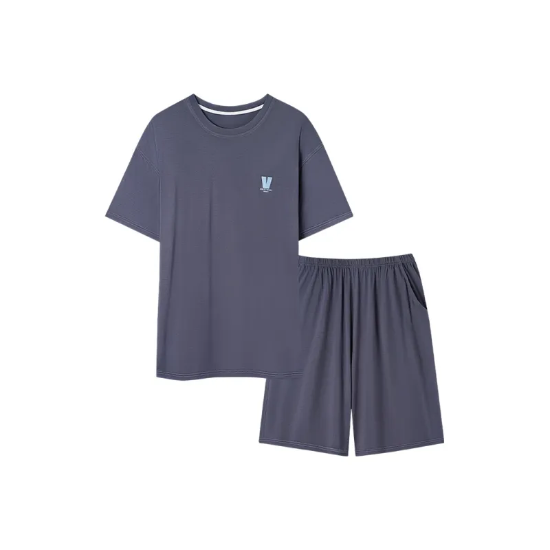 MIIOW Cool One Summer Series Pajama Set Men's Navy Blue-0