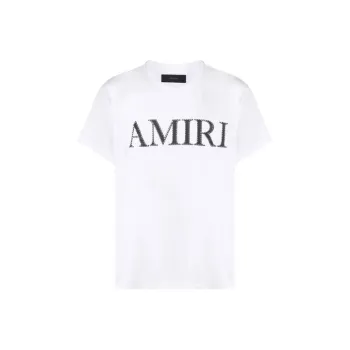 AMIRI Logo Printed Crewneck T Shirt