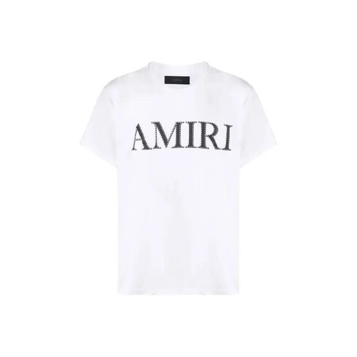 AMIRI Logo Printed Crewneck T Shirt-0