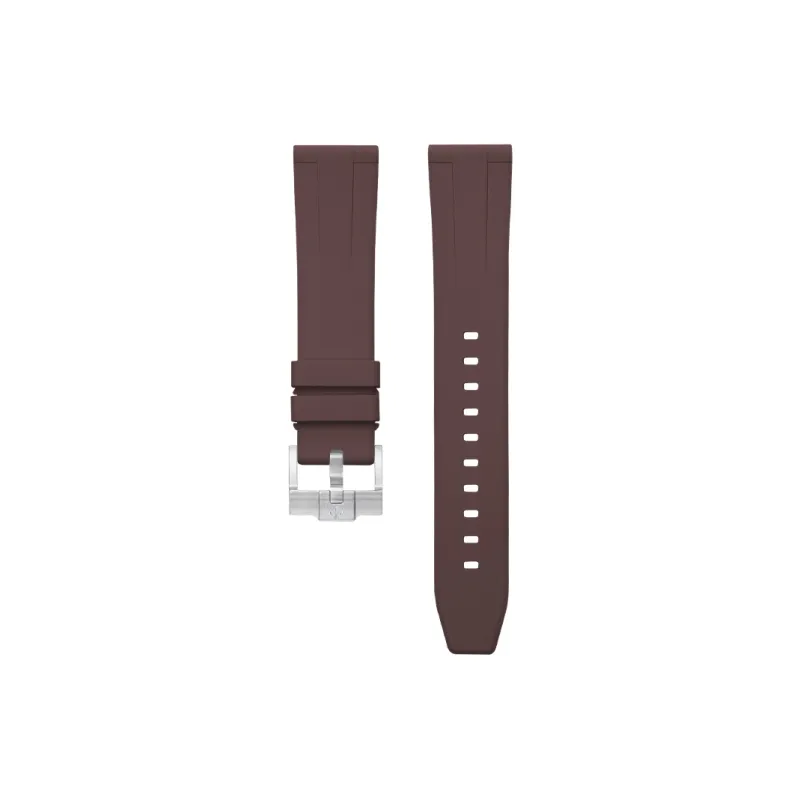 VAGENARI Flat Head One Size 18 19 20 21 22 23 24mm Extended Length, Compatibility Watch Band Fluoroelastomer Material-14