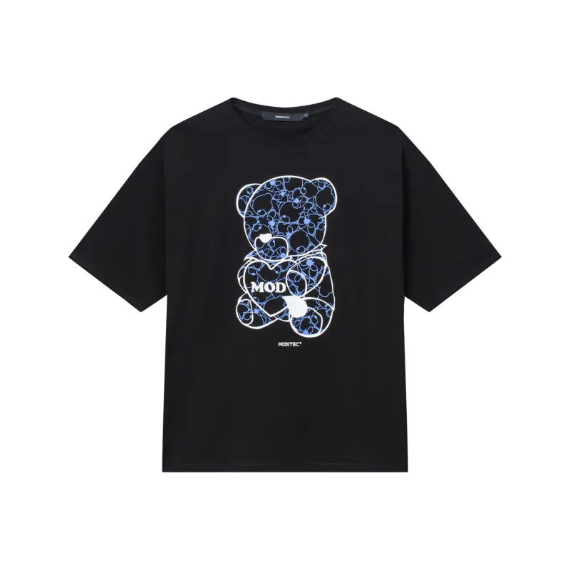 MODITEC Straight T-Shirt Unisex Black-0