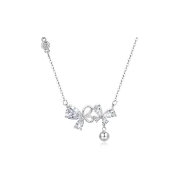 Branded Jewelry S999 Fine Silver Necklaces Women's