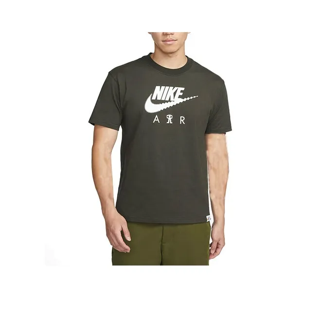 Nike T Shirts Men Green-0