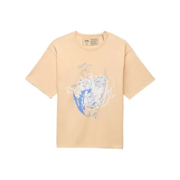 Vans X QUASI Co branded SS23 T Shirts Unisex Yellow