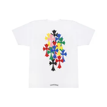 Chrome Hearts Multi Color Cross Cemetery T shirt