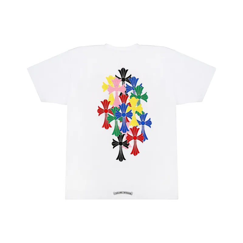 Chrome Hearts Multi Color Cross Cemetery T shirt-0