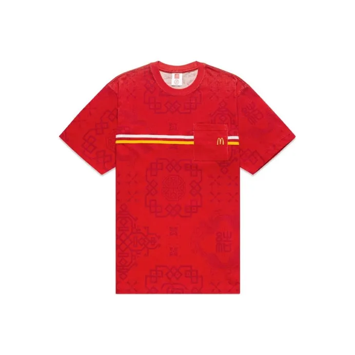 Mcdonald's X CLOT X McDonald's Co-brand T-Shirts Unisex Red-0