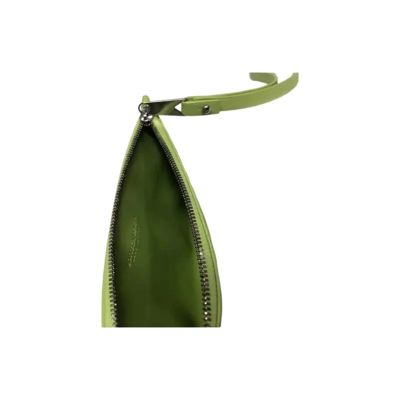 Bottega Veneta Rubber Clutch Small Size Women's Green-4