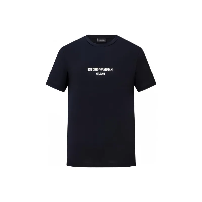 EMPORIO ARMANI SS22 T Shirt Men's Navy Blue-0