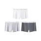 M1746-A Set-Sports Boxer-White+Light Gray+Dark Gray (3 Pack)