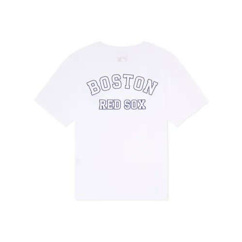 MLB Set in Sleeve T Shirt Unisex White