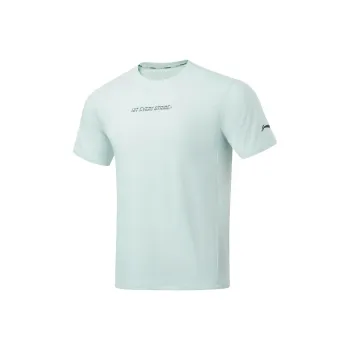 LiNing Li Ning Running Collection T Shirt Men's Thin Bowl Blue
