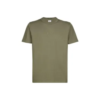 C.P.Company T Shirts Men Khaki Green