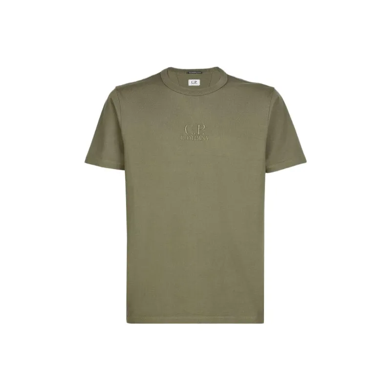 C.P.Company T Shirts Men Khaki Green-0