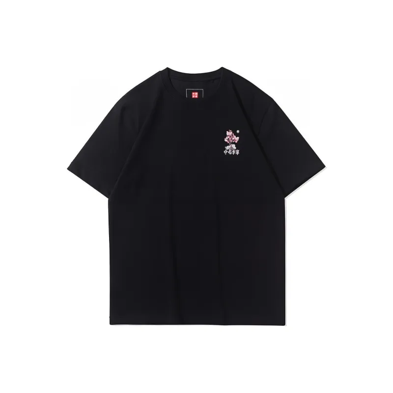 LiNing T Shirts Unisex Black-0