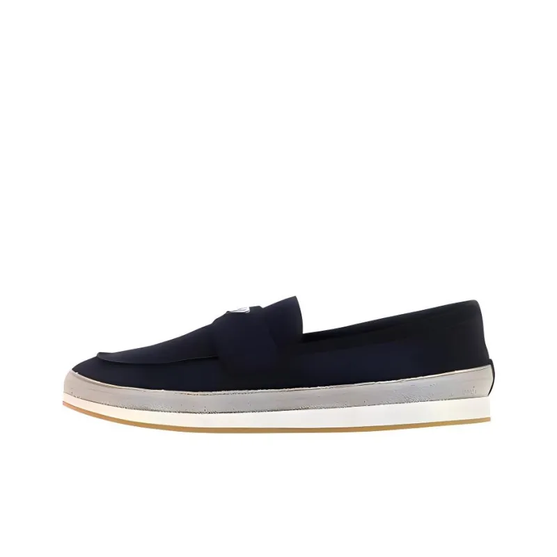 PRADA Triangle Espadrilles Men's Marine Blue-0