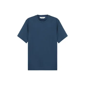 Zzegna T Shirts Men Dark Blue