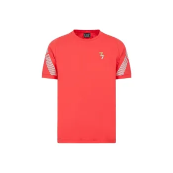EMPORIO ARMANI T Shirts Men Orange Red