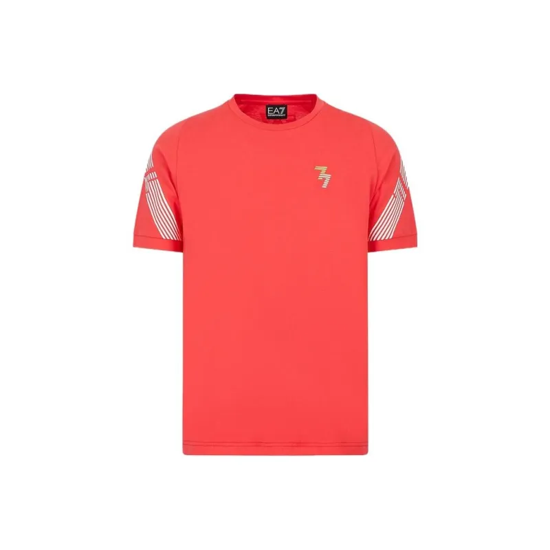 EMPORIO ARMANI T Shirts Men Orange Red-0