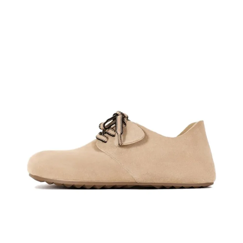 Uncle's House Casual Single Shoes Women's Khaki-0