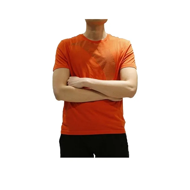 EMPORIO ARMANI T Shirts Men Orange-0