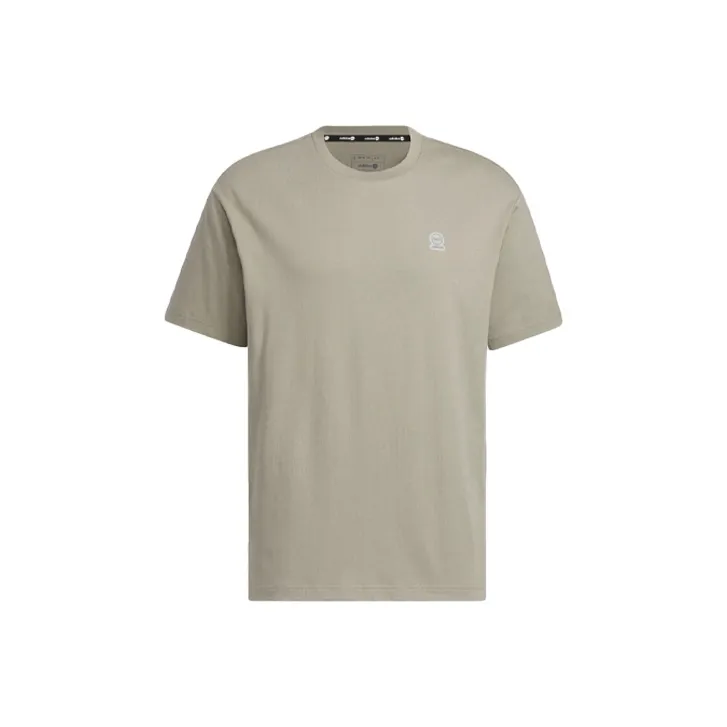 Adidas Neo T Shirt Unisex Pebble Silver Gray-0