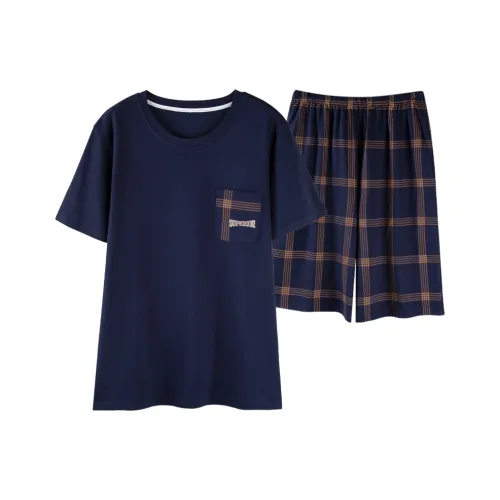 MADALLO Pajama Set Men's Dark Blue