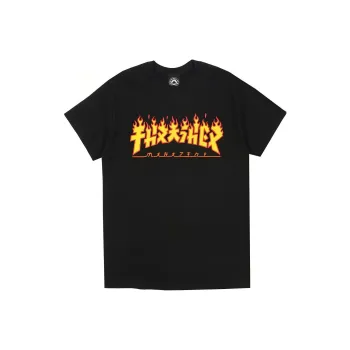 Thrasher T Shirt US Version Unisex Black