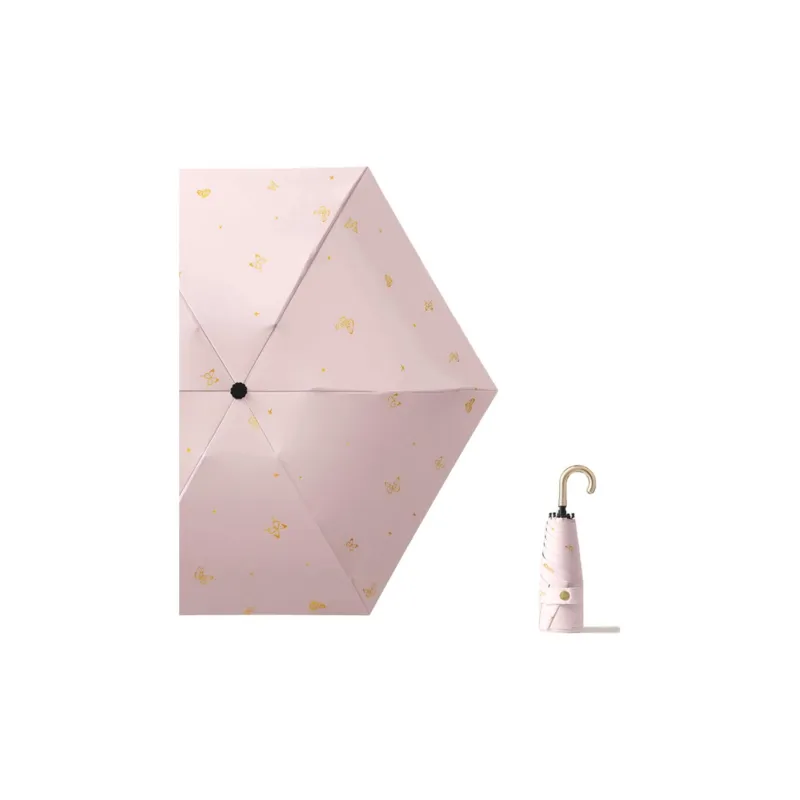 Ten Thousand Months Golden Hook Umbrella With Sunshade-3