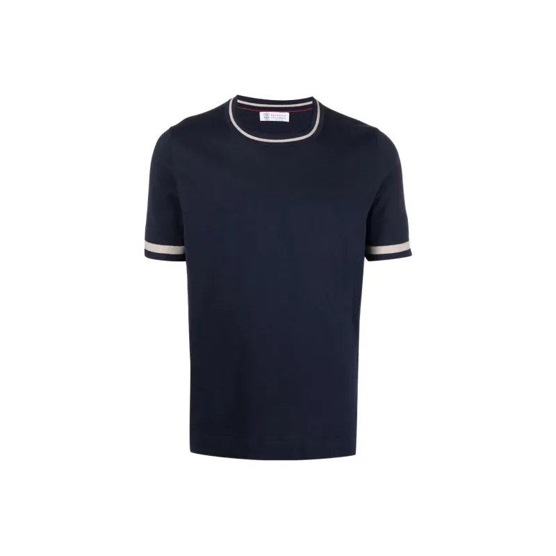 Brunello Cucinelli T-Shirts Men Black-0