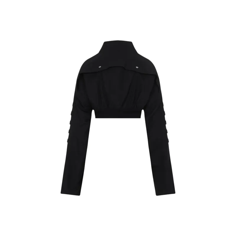RICK OWENS Anthem Flight Bomber Jacket Black-1