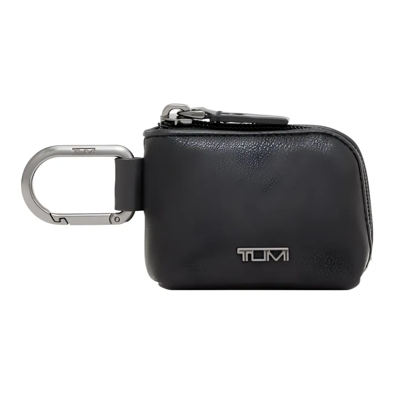 TUMI Cow Leather Clutch Extra Small Unisex Black-0