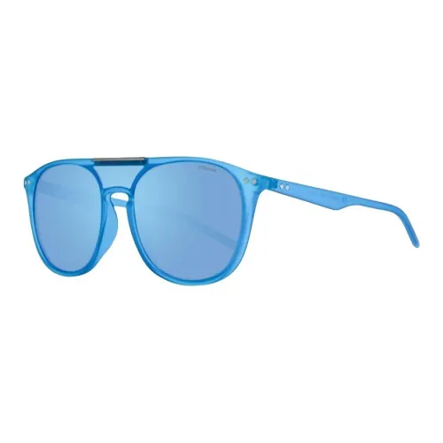 Polaroid Round Sunglasses Unisex Blue