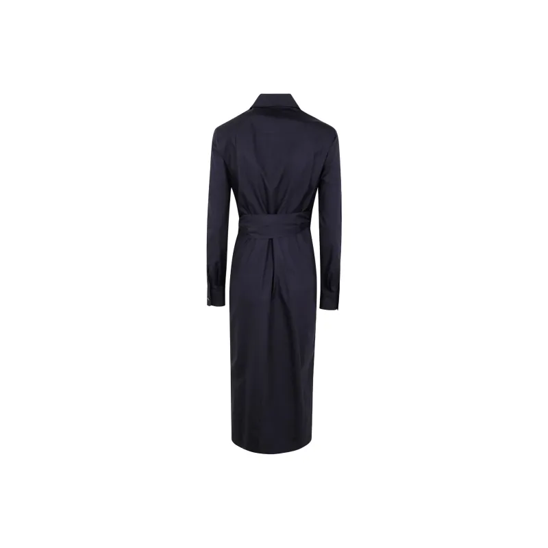 MaxMara Agrume Wrap Long Sleeved Dress-1