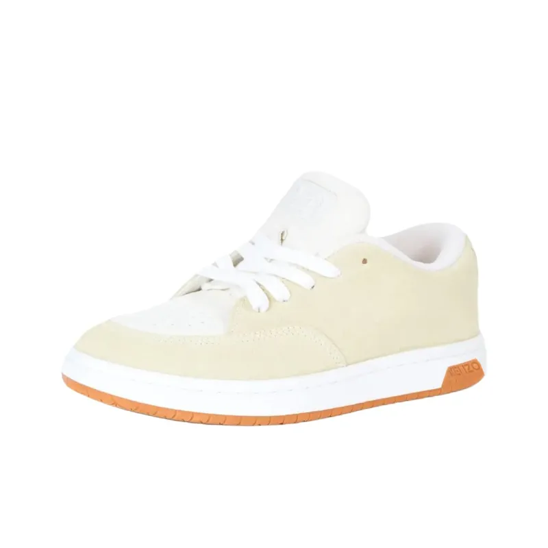 KENZO Dome Low Top Skateboard Shoes Men's Light Yellow-0