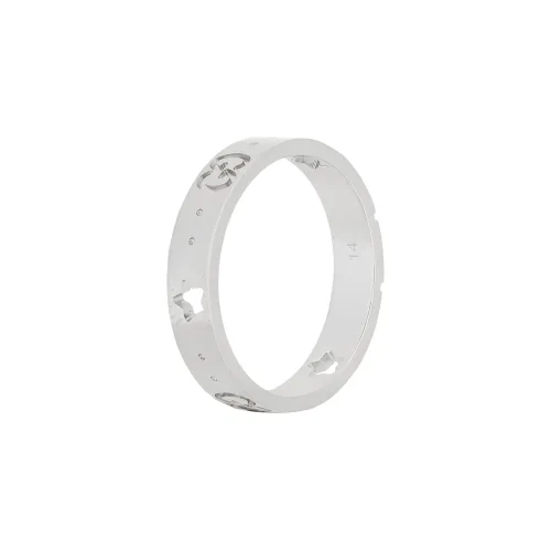 GUCCI 18K White Gold Rings Unisex