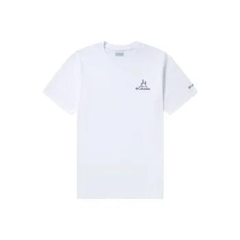 Columbia T Shirts Unisex White
