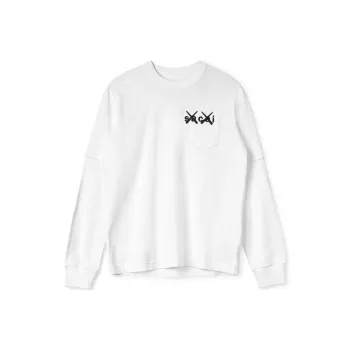 KAWS X Sacai Embroidery L/S Tee