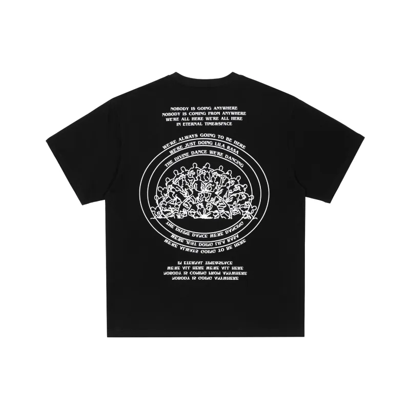 Phew Straight T-Shirt Unisex Black-0