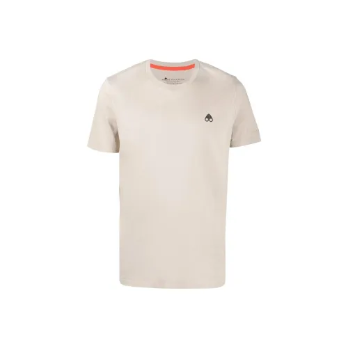 Moose Knuckles T-Shirts Men Ecru
