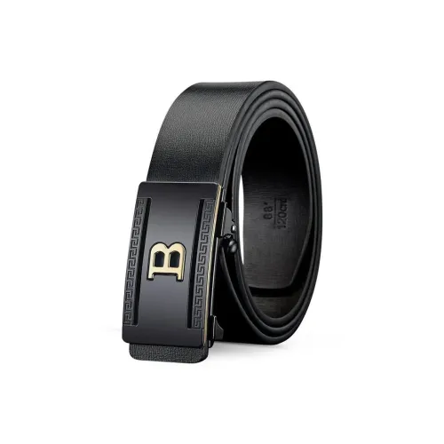 YUZHAOLIN Cow Split Leather Belts Men's Width 3.5CM