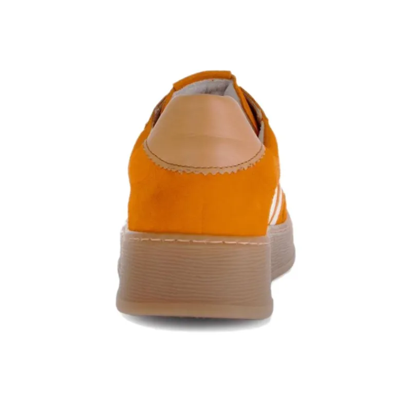 Gabor Comfort Low Top Skateboard Shoes Women's Orange-4