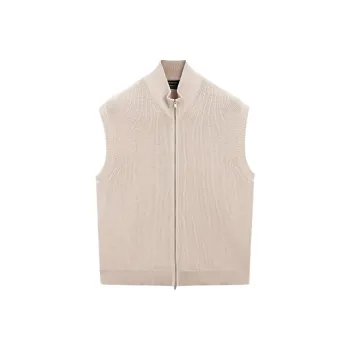 Massimo Dutti Vests Men White