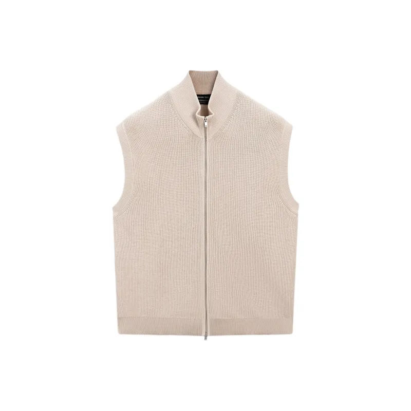 Massimo Dutti Vests Men White-0
