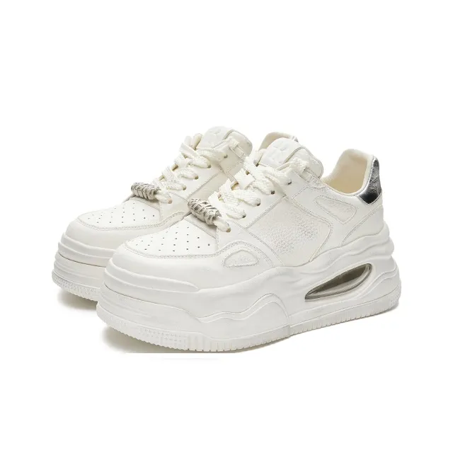 HR Low Top Skateboard Shoes Women's White-2