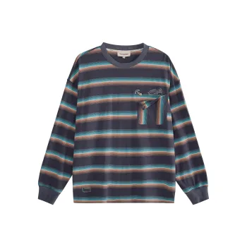 TIKIMOMOKA Straight Long Sleeved T Shirt Unisex