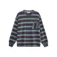 Gray Blue Stripes
